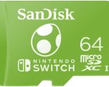 SanDisk 64GB microSDXC Card Licensed for Nintendo Switch, Yoshi Edition ... - $31.93+
