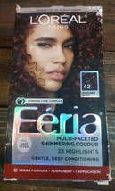 L&#39;Oreal Paris Feria Hair Color #42 Burgundy Blush Permanent Vegan  Box Sealed  - £7.30 GBP