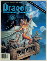 Dragon Magazine #147 1989 TSR AD&amp;D Clyde Caldwell Fantasy Cover Art NO INSERT - £15.81 GBP