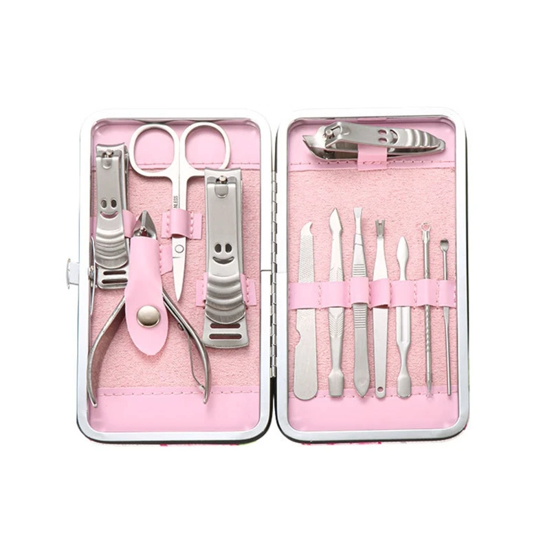 Manicure Set, Travel Mini Nail Clippers Kit Pedicure Care Tools, 12Pieces - £10.38 GBP