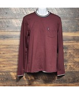 Ben Sherman Crewneck Long Sleeve Pocket Shirt Size Medium Regular Fit NW... - $26.59