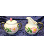 Franciscan - Desert Rose - Sugar Bowl with Lid and Open Creamer - $53.49 CAD