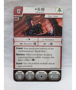 Star Wars Imperial Assault IG-88 Villain Pack Deployment Card - $27.58 CAD