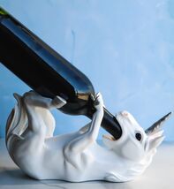 Ebros Wine of Sacred Purity Unicorn Wine Holder Caddy Kitchen Decoration - $27.95