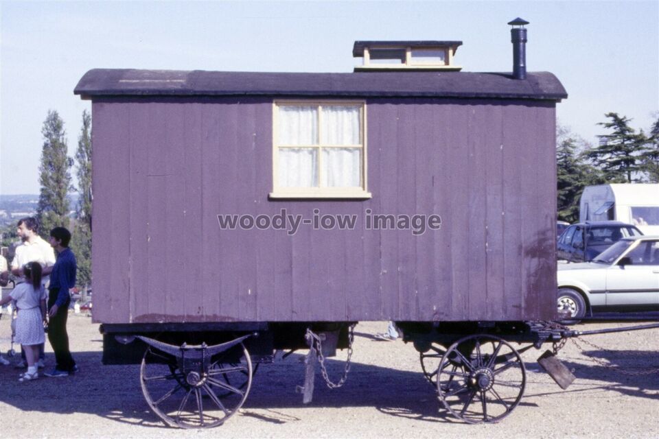 JC0066 - Rail - Old Rail Car converted to Caravan Trailer, photograph 6x4 - $2.54