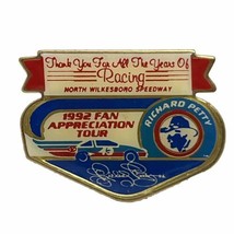 Richard Petty Retirement Tour North Wilkesboro Speedway Pontiac NASCAR Lapel Pin - £15.64 GBP