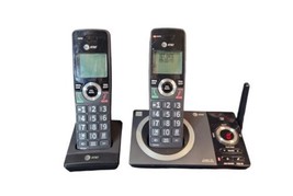 AT&amp;T Cordless Phone Answering System CL82319 2 Handset No Power Cords Te... - £11.18 GBP