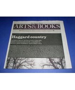 MERLE HAGGARD ARTS &amp; BOOKS NEWSPAPER SUPPLEMENT VINTAGE 2009 - $24.99