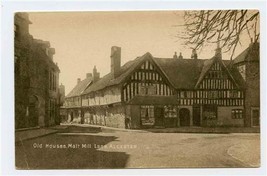 Old House Malt Mill Lane Alcester England Postcard - $11.88