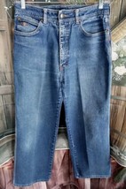 Vintage Sergio Valente Women&#39;s Bootcut Blue Jeans Size 34X36 - $49.50