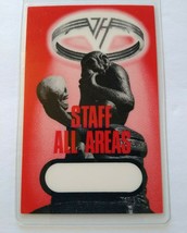Van Halen OU812 Tour Backstage Pass Monkey With Skull Staff Original 1988 Eddie - £14.27 GBP