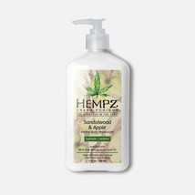 HEMPZ Fresh Sandalwood &amp; Apple Herbal Body Moisturizer Lotion with 100% Hemp Oil - £35.76 GBP