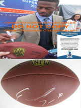 Emmanuel Sanders Buffalo Bills Denver Broncos signed football proof Beck... - £101.09 GBP