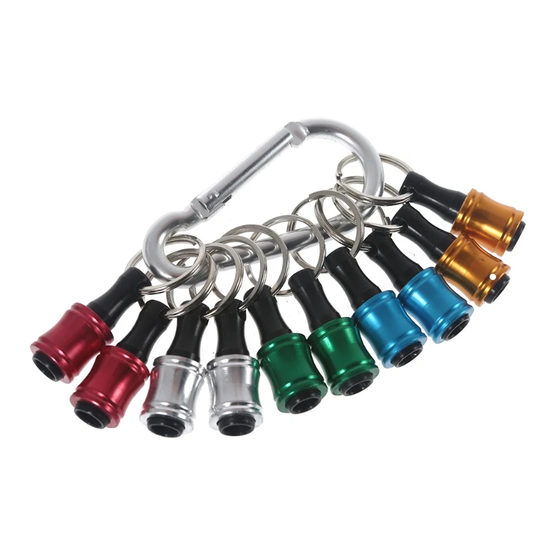 Drill Bit Holder -10pcs 1/4 Inch  Shank Keychain Extension Bar Drill Holder - $64.40