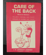 Vintage CARE OF THE BACK SECOND EDITION 1969 J B Lippincott Company - £5.95 GBP