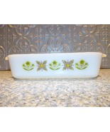 Anchor Hocking Fire King Meadow Green 8&quot; Cake Pan #435 - $24.66 CAD