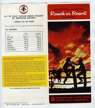American Airlines Arizona Ranch or Resort Brochure 1967 - $14.87