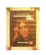 John Lennon Poster One Year Later TV Guide TV And The Death Of The Beatles - $36.97 CAD