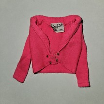 VTG 1968 Barbie Team Ups Pink Sweater Cardigan Gold Buttons READ - £19.69 GBP