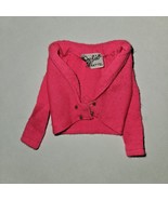 VTG 1968 Barbie Team Ups Pink Sweater Cardigan Gold Buttons READ - £19.57 GBP