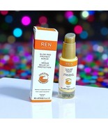 REN CLEAN SKINCARE Glow and Protect Serum 1.02 fl oz Brand New In Box - $34.64