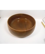 Vtg MCM Hellerware Wooden Salad Bowl 8.5 in Across 3.5 in High-Taiwan-Wood - $12.80