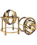 HIGHSTREET NAUTICAL Antique Style Nautical Brass Armillary Sphere World ... - $24.75