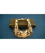 Cowgirl Black and Silver with Rhinestone design Belt Buckle - $13.67 CAD