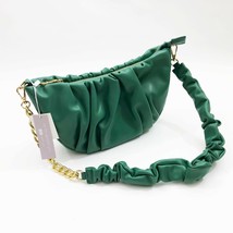 Jennu Stockholm Vegan Ruched Shoulder Bag Dark Fern 11x6x2.75 inches - €34,01 EUR Jennu Stockholm Vegan Ruched Shoulder Bag Dark Fern 11x6x2.75 inches - €34,01 EUR