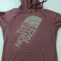 The North Face Women's Burnt Orange Drawstring Hoodie Pullover Sweatshirt Size S image 9
