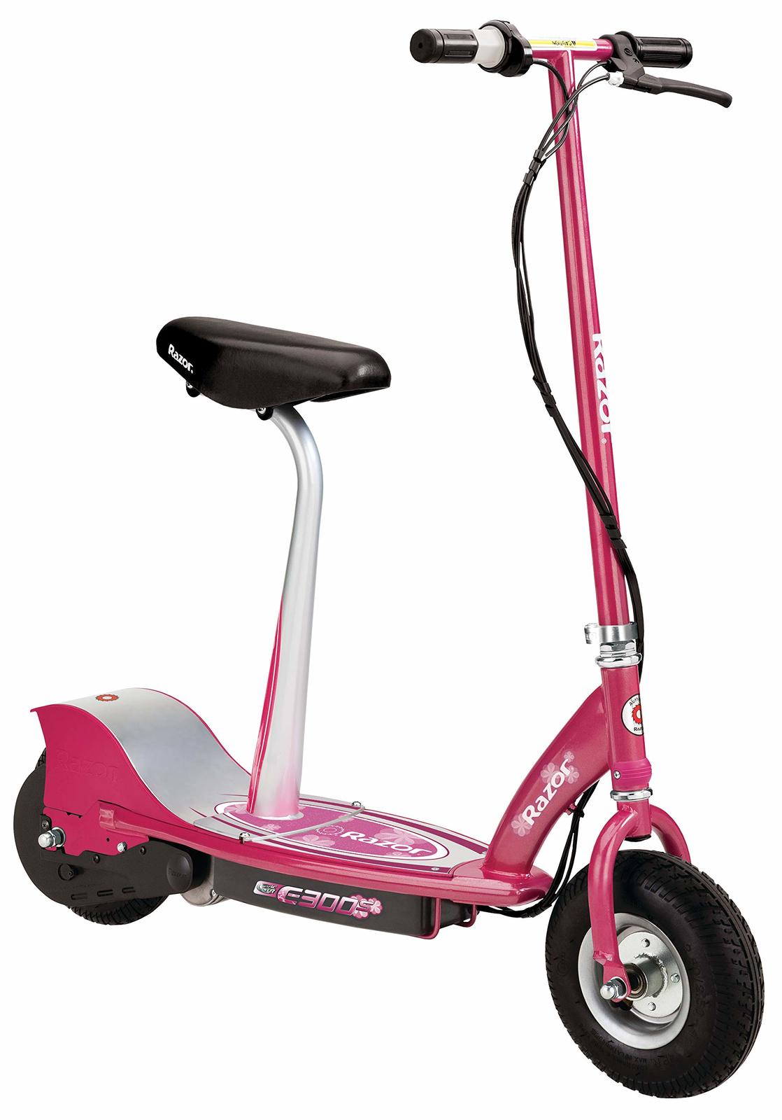 Razor E300S Seated Electric Scooter - Sweet Pea, Pink - £347.48 GBP