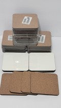 Square Shaped MDF Sublimation Blank Coasters With Cork Backing - 50 Piec... - $890.45 MXN
