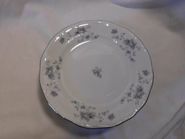 Set Of 8 ~Vintage Johann Haviland Roses Blue Garland China Side Bread Plates - £18.77 GBP