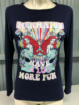 Disney Little Mermaid Mermaids Have More Fun Small T-Shirt Tunic Length - £14.43 GBP