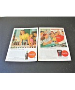 1947 Coca-Cola-Coke=Coca-Cola. Come on over-Have a Coke-Set of (2) Magaz... - £7.75 GBP