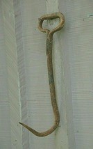 Old Vintage Blacksmith Made Hay Hook Primitive Rustic Country Farm Tool Decor h - £23.36 GBP
