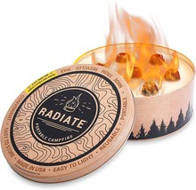 Radiate - Xl Outdoor Portable Campfire - 3 To 5 Hours Of Burn, Recycled Soy Wax - £31.16 GBP