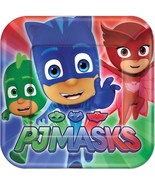 PJ Masks Dessert Plates Birthday Party Supplies 8 Per Package NEW - $94.08 MXN
