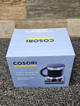 Cosori Coffee Mug Warmer &amp; Mug Set Premium 24 Watt Stainless Steel New/Open Box - £21.64 GBP