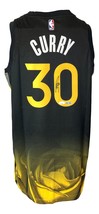 Stephen Curry Signed Warriors Nike Black City Edition Swingman Jersey JSA - $775.99
