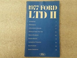 1977 Ford Ltd Ii Owners Manual 15887 - £13.39 GBP