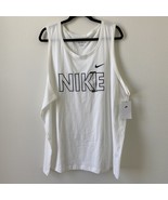 Nike - Mens Sleeveless Tank Top Shirt - FN1458-100 - White - NWT - $32.50 CAD