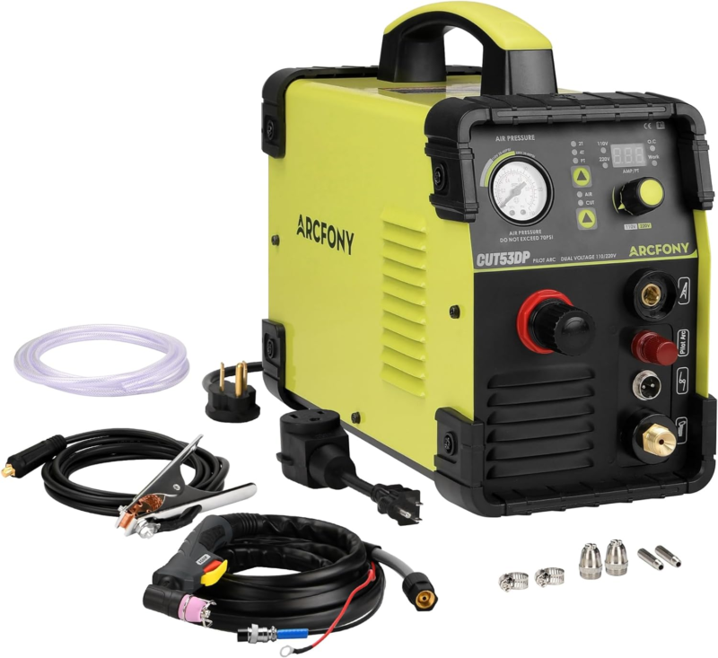  110V/220V IGBT Inverter Cutting Machine 53Amps Pilot Arc Plasma Cutter ... - $320.86+