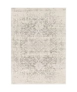 5&#39; x 7&#39; Distressed Oriental Area Rug in Light Grey / Beige - $3,428.09 MXN