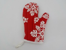 LANAKILA CRAFTS HAWAII RED OVEN MITT KITCHEN QUILTED THICK LINING COOKIN... - $14.99