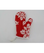 LANAKILA CRAFTS HAWAII RED OVEN MITT KITCHEN QUILTED THICK LINING COOKIN... - £11.98 GBP