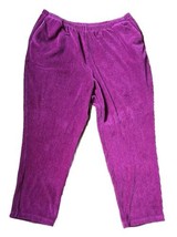 BLAIR ~ Pull-On ~ Corduroy Soft Pants ~ Burgundy ~ Ladies&#39; Size EXTRA LA... - £22.22 GBP