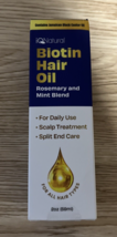 Biotin Hair Growth Serum with Rosemary Mint Jamaican Black Castor Liquid Oil 2oz - £10.65 GBP
