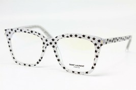 New Yves Saint Laurent Sl 166 006 SILVER/STARS Eyeglasses Authentic 51-18 - £91.55 GBP
