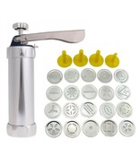 Biscuit Press Machine Cookie Cake Decorating Maker Set Kitchen Making To... - $60.26 CAD